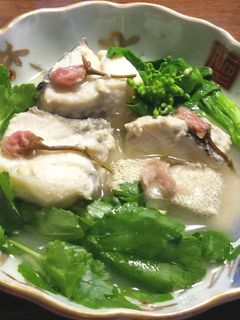 鱈の桜風味粕漬けの酒蒸し-レシピのメイン写真