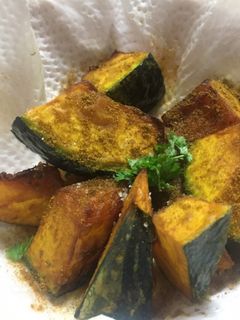 かぼちゃの素揚げ カレー風味-レシピのメイン写真