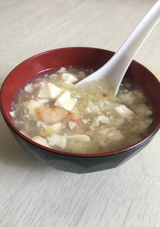エビと豆腐のとろみスープ-レシピのメイン写真