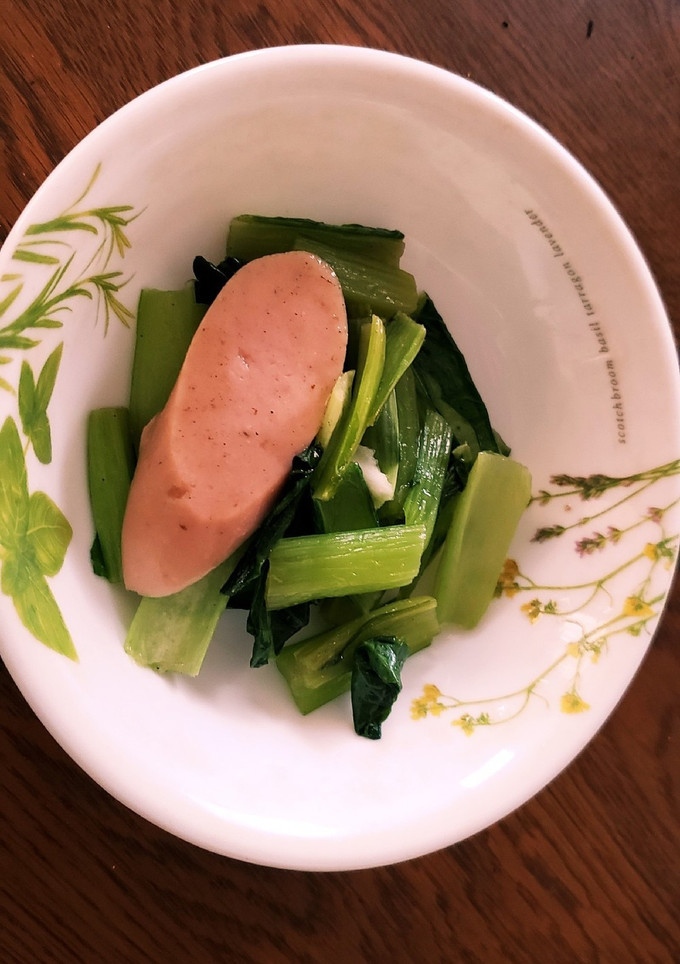 小松菜と魚肉のマヨソテー-レシピのメイン写真