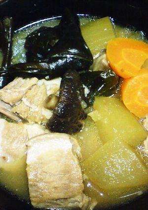 沖縄風☆冬瓜の味噌煮（シブインブシー）-レシピのメイン写真