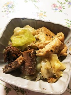 キャベツとサバ缶の酒蒸し-レシピのメイン写真