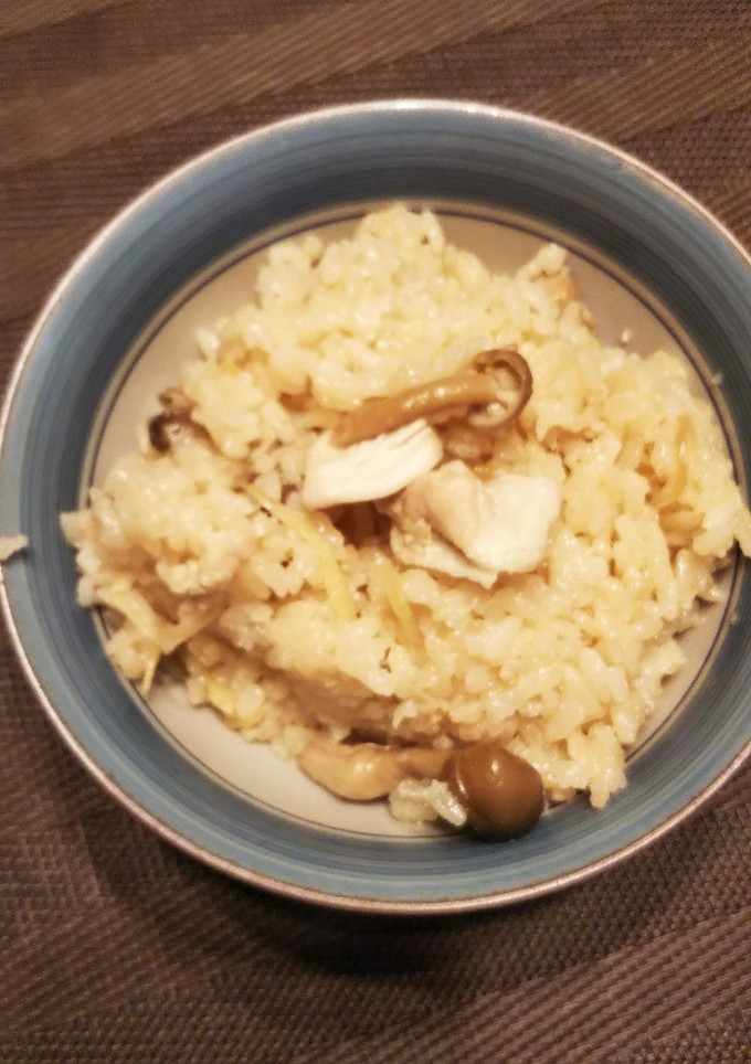 簡単❗️鶏肉としめじの炊き込みご飯-レシピのメイン写真