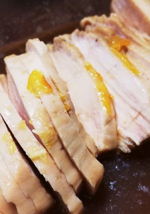 電子レンジで鶏胸肉のマーマレード煮-レシピのメイン写真