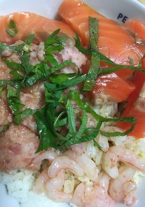 あっさり海鮮丼-レシピのメイン写真