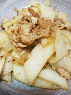 冬瓜(とうがん)のツナ炒め-レシピのメイン写真