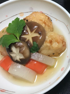 揚げ海老真薯の和風餡-レシピのメイン写真