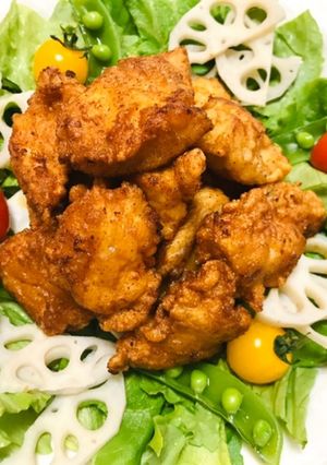 鶏胸肉で♬簡単手間なし唐揚げ-レシピのメイン写真