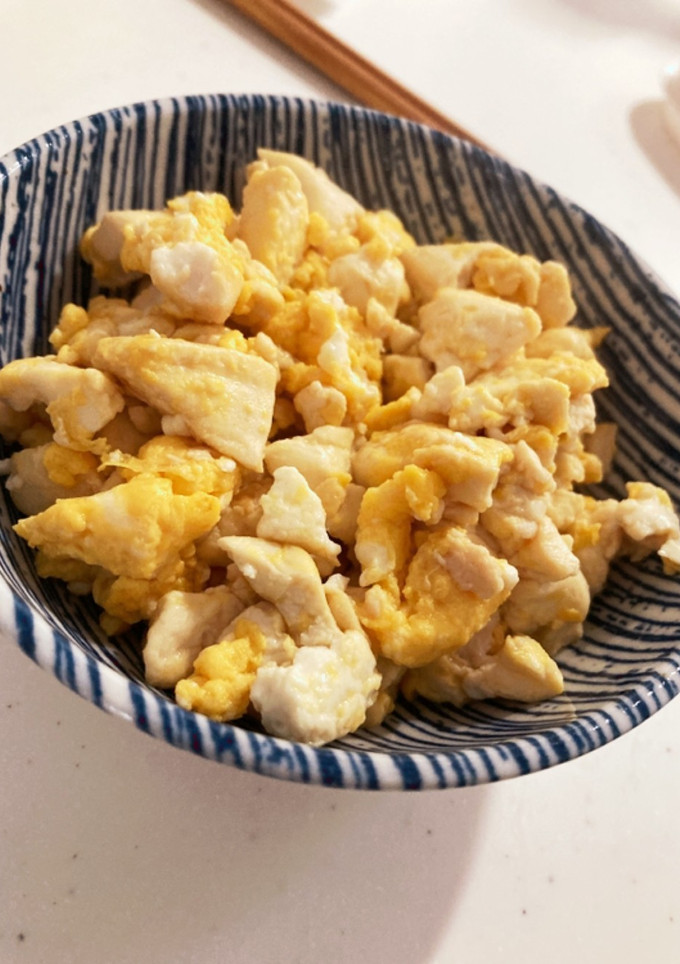 我が家の炒り豆腐（えらい簡単）-レシピのメイン写真