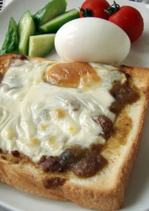 カレーチーズトースト-レシピのメイン写真
