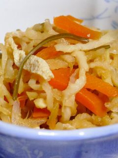 簡単砂糖なし!重ね煮で切り干し大根の煮物-レシピのメイン写真