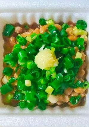 ネギ生姜納豆の昆ぽん(･ω･)☆-レシピのメイン写真