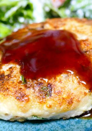 きんぴらごぼうリメイク☆豆腐ハンバーグ-レシピのメイン写真