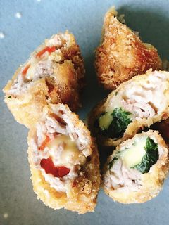 とろ〜りチーズ入り豚肉フライ-レシピのメイン写真