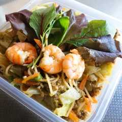 รูปของ １０分でできる野菜たっぷりパスタ弁当