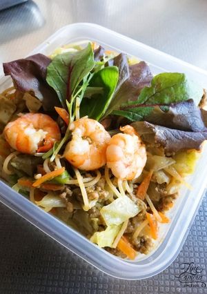 １０分でできる野菜たっぷりパスタ弁当-レシピのメイン写真