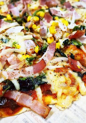 発酵しない。手も汚れない。簡単ピザ作り♡-レシピのメイン写真