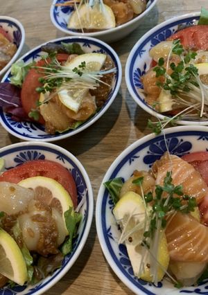 合わせ酢でサーモンのカルパッチョ風-レシピのメイン写真