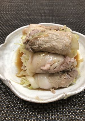 ★レンジで!豚肉のキャベツ巻き★-レシピのメイン写真