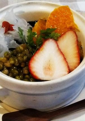 トーフーファ(豆腐花)の黒ゴマソース♪-レシピのメイン写真