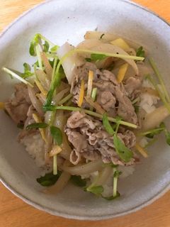 豚丼(レモン風味)-レシピのメイン写真