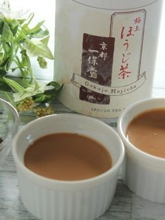 ほうじ茶ぷりん-レシピのメイン写真