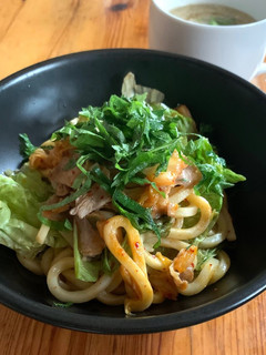 豚キムチの焼うどん-レシピのメイン写真