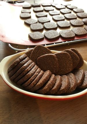 バタークッキー(写真:ココアアレンジ)-レシピのメイン写真