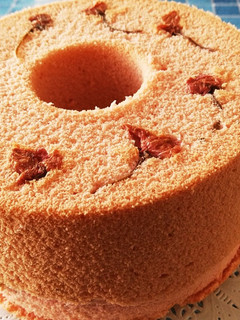 桜あん・シフォンケーキ-レシピのメイン写真