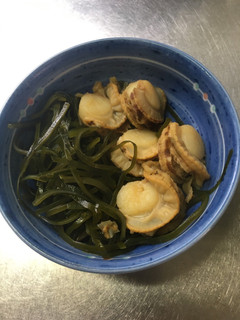 ホタテと切り昆布の煮物-レシピのメイン写真