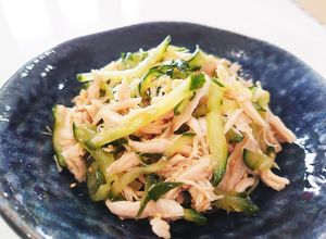 やみつき！きゅうりとササミ肉の中華サラダ-レシピのメイン写真