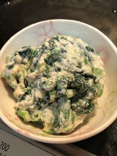 レンジで簡単*ほうれん草の白和え-レシピのメイン写真