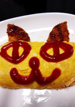 オムライスを可愛く♪-レシピのメイン写真