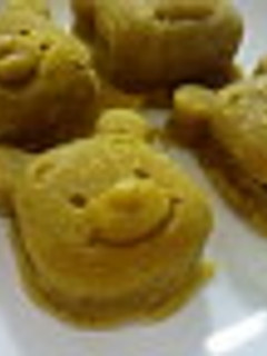 ふわもち♥レンジでかぼちゃ蒸しパン-レシピのメイン写真