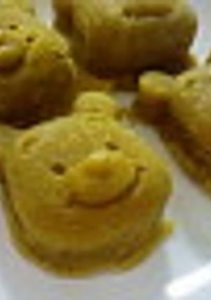 ふわもち♥レンジでかぼちゃ蒸しパン-レシピのメイン写真