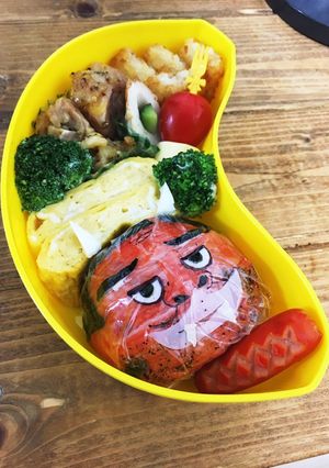 おにのサラリーマンキャラ弁-レシピのメイン写真