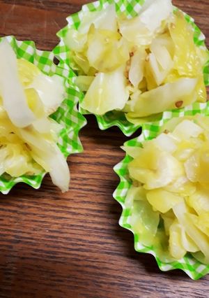 弁当冷凍作りおき☆キャベツのおひたし-レシピのメイン写真