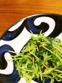 レンチン簡単!豆苗と塩昆布のポン酢がけ-レシピのメイン写真