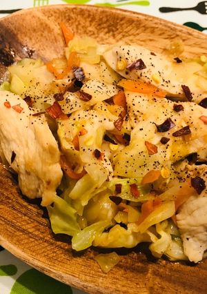 春キャベツと胸肉でマヨポンソテー-レシピのメイン写真