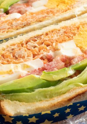 野菜たっぷり！わんぱくサンド-レシピのメイン写真