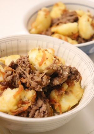 牛肉じゃが芋人参の炒め物★低FODMAP-レシピのメイン写真
