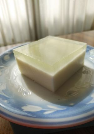 簡単！牛乳ゼリー♪レアチーズケーキ風-レシピのメイン写真