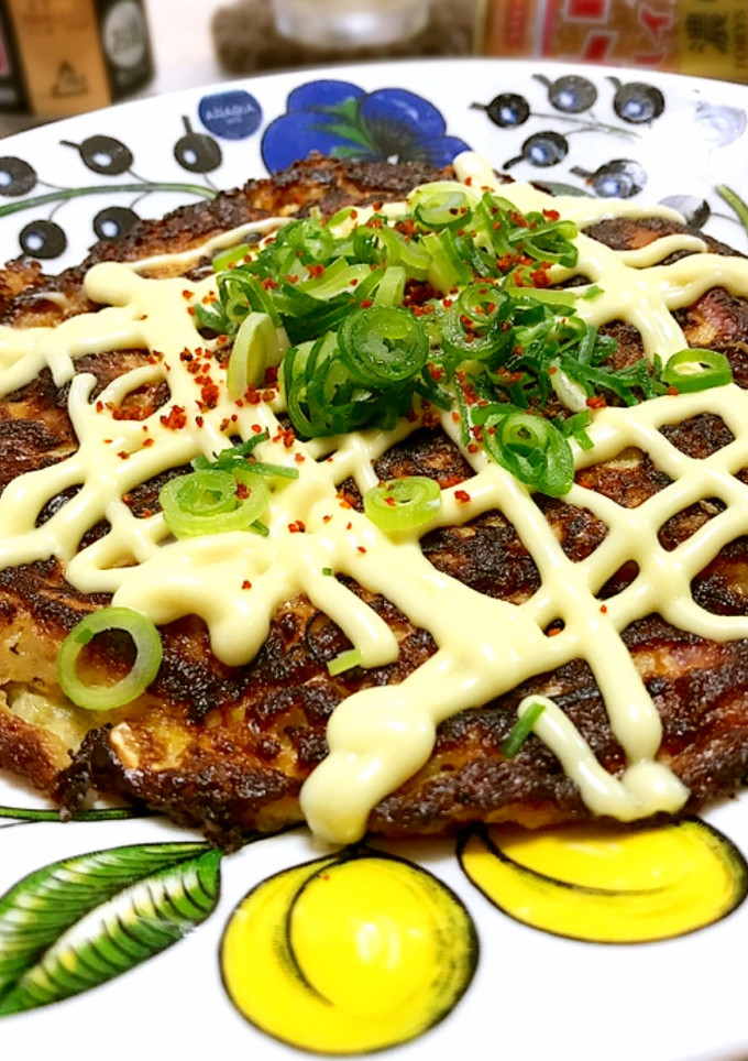 混ぜて焼くだけ♡長芋ベーコンのとろろ焼き-レシピのメイン写真