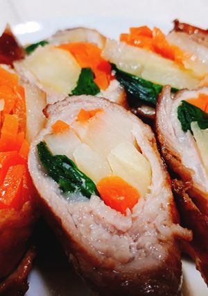行者ニンニクの焼き肉巻き-レシピのメイン写真