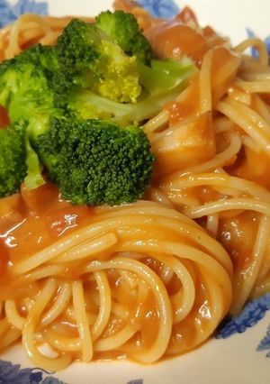 ベーコンと玉ねぎのクリームパスタ-レシピのメイン写真