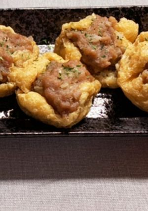 油揚げ消費・糖質オフ！油揚げシュウマイ＊-レシピのメイン写真