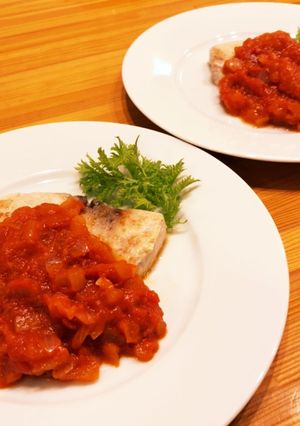 濃くうま★カジキマグロのトマトソース-レシピのメイン写真
