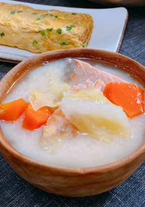 白菜とサーモンの石狩ポトフ-レシピのメイン写真