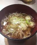 コンニャク麺の立ち食いうどん風