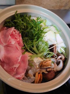 おやまめ家のお鍋〜締めは焼きそば麺〜-レシピのメイン写真
